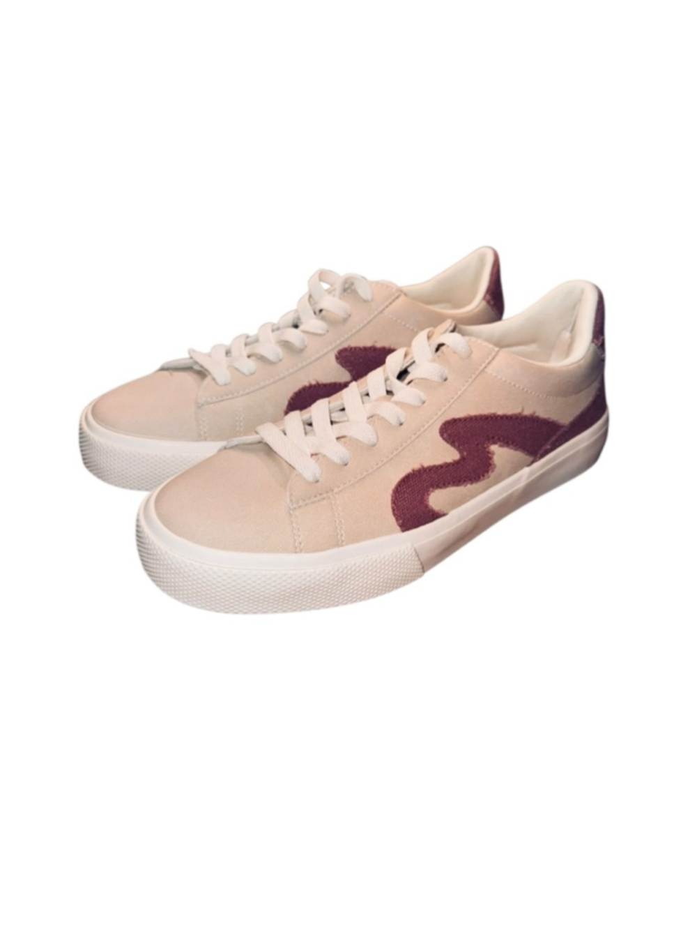 Women's blowfish Malibu VICE Beige caramel Canvas Sneakers Size 7.5 - Picture 3 of 7